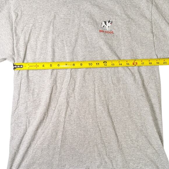 Hanes Big Dogs Gray Graphic Tee | Unisex L - Picture 4 of 5